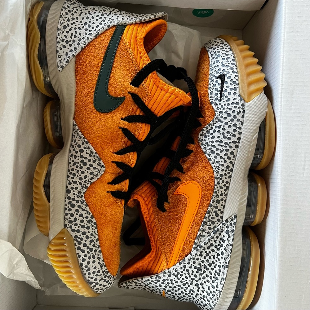 Atmos x Nike LeBron 16 Low “Safari” - Picture 1 of 9